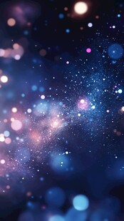 梦幻星空背景光斑效果