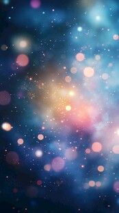 梦幻星空背景光斑效果