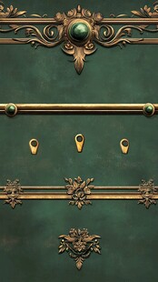 欧式古典金属装饰元素