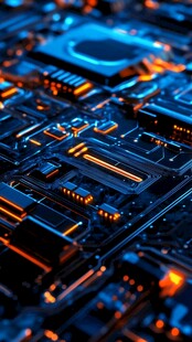 科技感十足的精密电路板