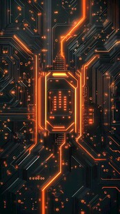 科技芯片的炫酷电路世界