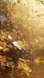 金色斑驳质感艺术背景图