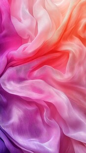 梦幻渐变彩色丝绸纹理