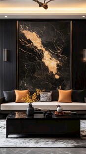 现代轻奢风客厅优雅格调