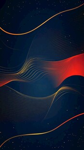 炫彩流动线条抽象背景图