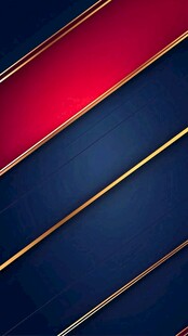 红金蓝三色几何条纹背景