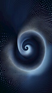 蓝色旋涡点状科技感背景