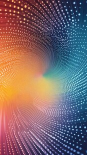炫彩粒子旋涡背景图案