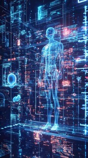 未来科技下的虚拟人体影像
