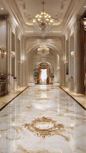 豪华欧式大理石走廊设计
