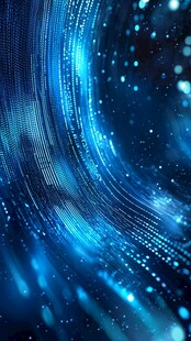 蓝色科技动感线条背景图