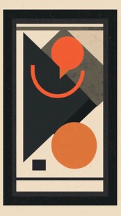 几何抽象艺术装饰画