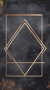 黑金几何边框背景图