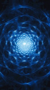 蓝色梦幻炫光抽象图案