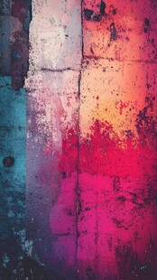 多彩斑驳墙面纹理背景