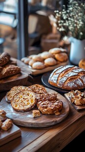 美味烘焙糕点陈列展示