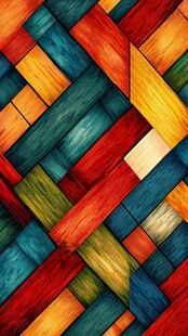 多彩编织纹理图案