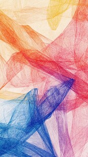 彩色纱线交织梦幻纹理