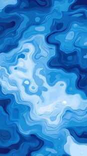蓝色流体抽象艺术背景