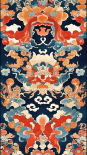传统中式龙纹精美图案