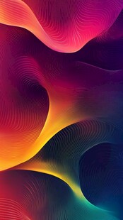 绚丽多彩流体波纹背景图