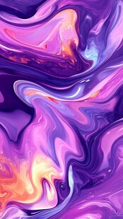 梦幻炫彩流体艺术图案