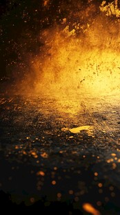 火焰喷射 激烈动态场景