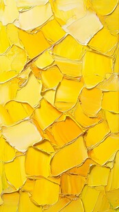 黄色抽象油画笔触纹理