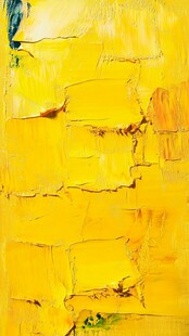 黄色抽象油画纹理艺术