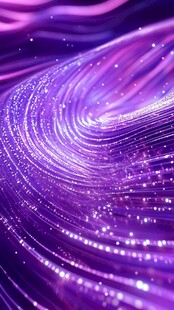 梦幻紫韵流动光效背景