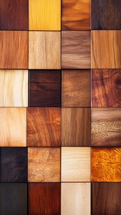 多样木材纹理拼合展示