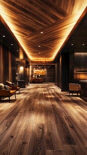木质奢华走廊空间设计