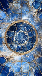 蓝色大理石拼花精美图案