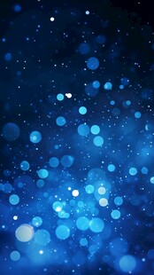 梦幻蓝色光斑背景图