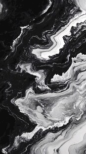 黑白水墨纹理抽象艺术图