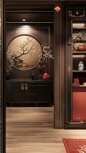 中式玄关 雅致古韵氛围浓