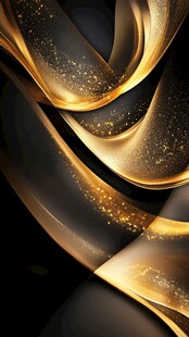金色流光动感抽象背景图