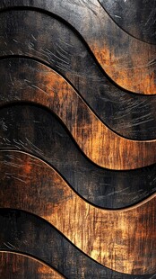 金属波浪纹理背景图案