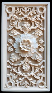 中式雕花浮雕装饰板