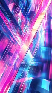 炫彩科技线条抽象背景图