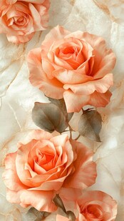 柔美粉玫瑰大理石纹理背景