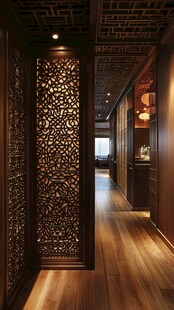 中式雅致走廊 古韵悠长