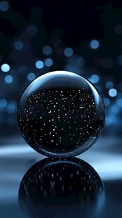 梦幻星空水晶球