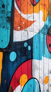 色彩斑斓的街头涂鸦艺术