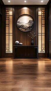 中式典雅玄关空间设计