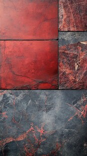 红黑大理石纹理材质展示