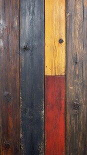 彩色拼接复古风木板纹理