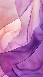 梦幻紫粉渐变飘逸丝绸
