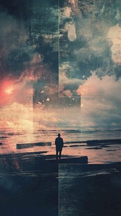 孤身旅人于奇幻海天之际