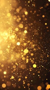 金色光斑梦幻背景图